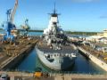 USS Missouri moves to drydock